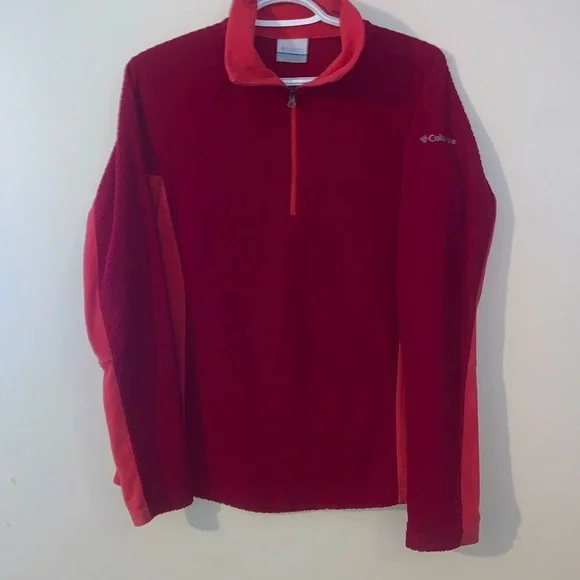 Columbia Fleece Quarter Zip Jacket Sweater- Women’s Size Small - Picture 1 of 7